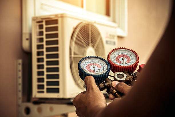 Professional Hvac technician working in Du Bois, PA